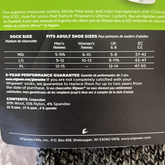 Wigwam Socks - Picture 8 of 9